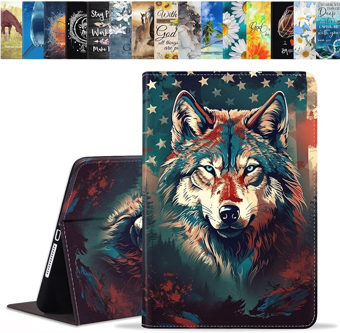 American Flag Wolf