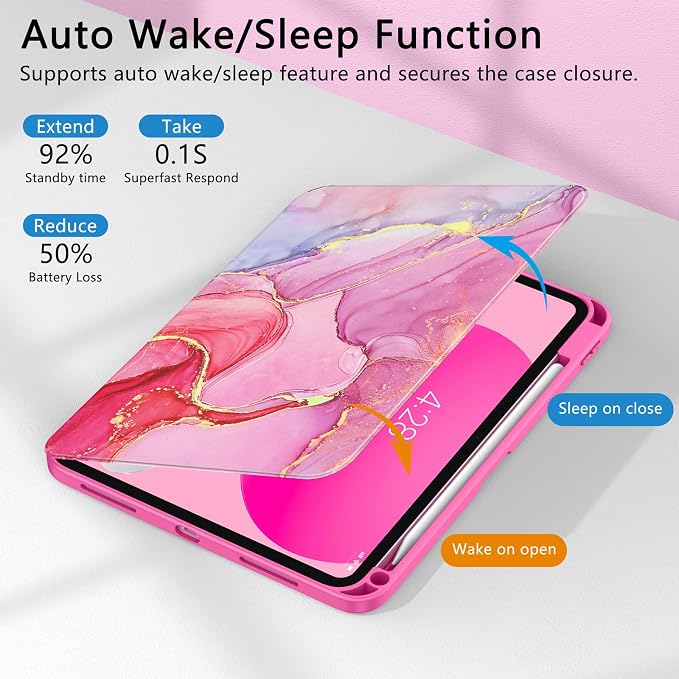 B-Hot Pink Marble