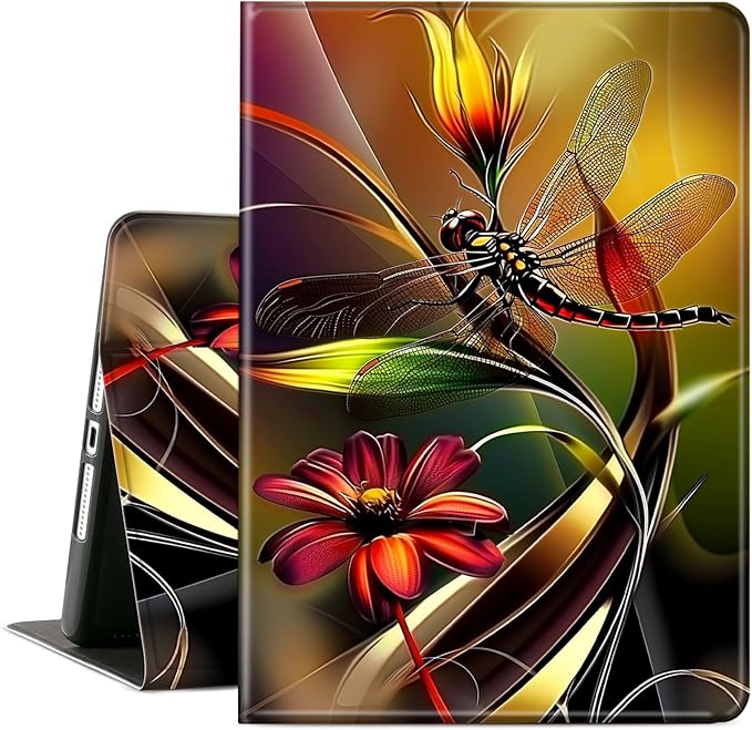 Art Red Dragonfly
