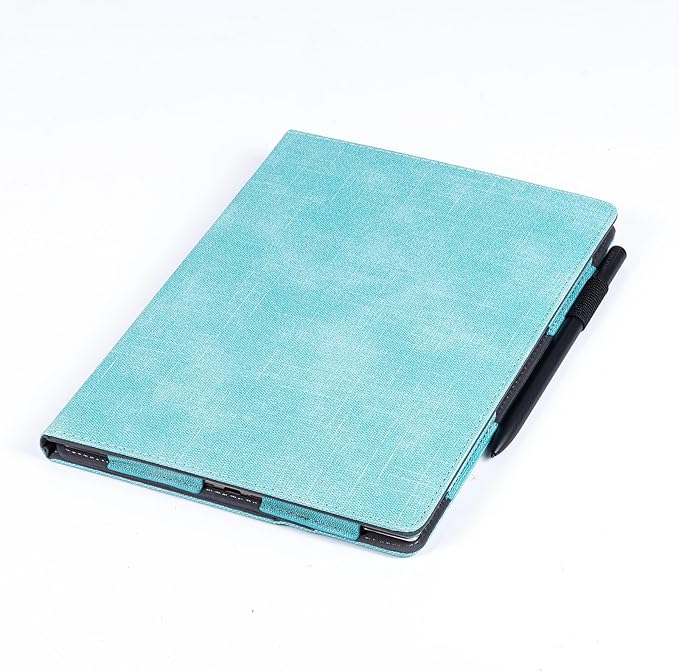 BOZHUORUI Protective Folio Case for iFLYTEK AINOTE 2 10.65-inch Paper TabletMulti-Angle Adjustable StandPremium PU Leather Sleeve Cover with Auto Sleep/Wake &amp Hand Strap (Mint Green)