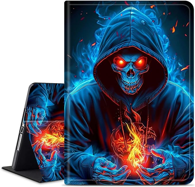 Blue Flame Skull