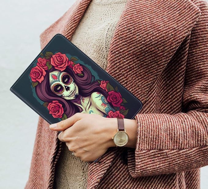 Sugar Skull Girl Roses