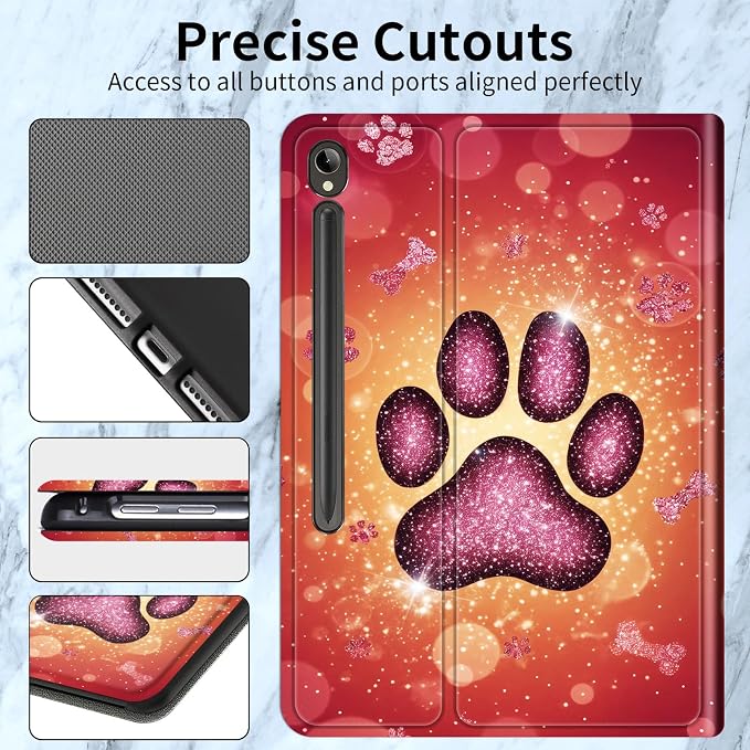 Glitter Dog Paw Print