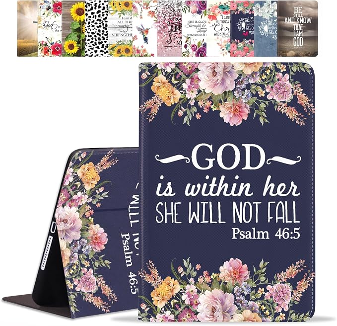Floral Quote Bible Verse Psalm 46:5