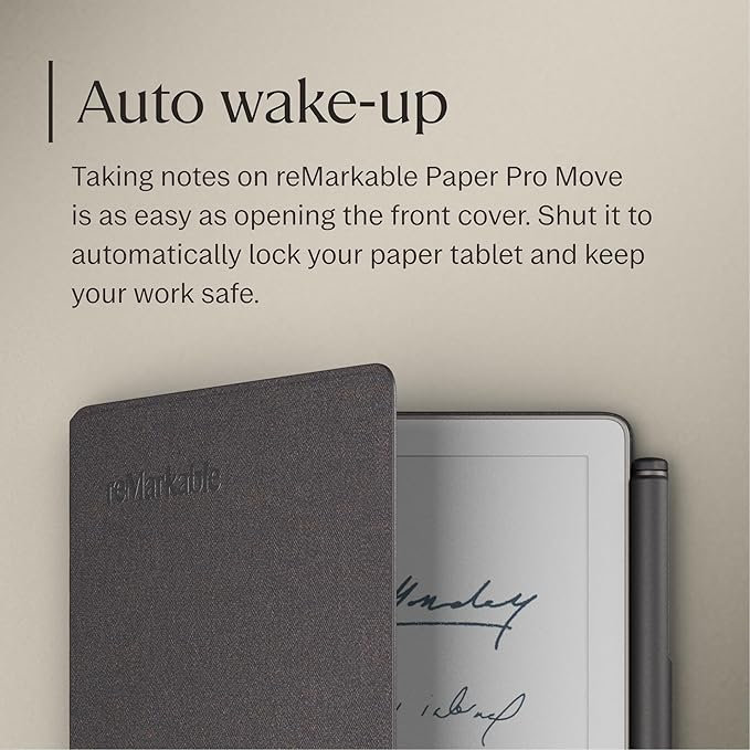 reMarkable Paper Pro Move - Basalt Book Folio | Mosaic Weave Case for Your 7.3'' Paper Tablet