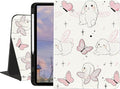 Cute Bunny Case for iPad Air 6th 11 2024/ iPad Air 5th 2022/Air 4th 2020 10.9Textured Folio Case with Pencil Holder Multi-Angle View Adjustable Stand Auto Wake/Sleep for Girls Boys