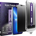2-Pack Matte Privacy Screen Protector for iPhone 13/13 Pro / 14 / 16eAnti-Glare &amp Anti-SpyAnti-FingerprintSmooth as SilkEasy Installation Military-Grade 9H Hardness