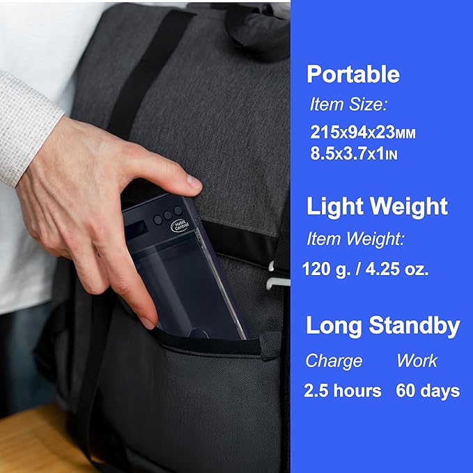 Phone Lockbox with Timer - Phone Safe Box with Timer Cellphone Jail Time Locking Container 99 Hours Phone Free Box - Reduce Screen Time Improve Productivity - Habit Control Lock Box - Black
