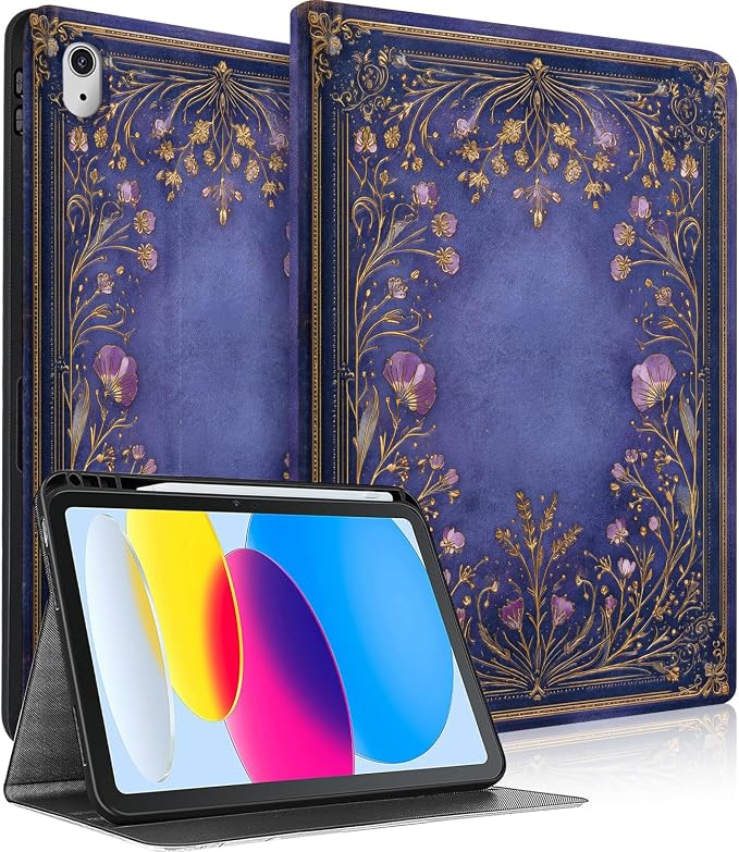 Purple Ornate Book Cover