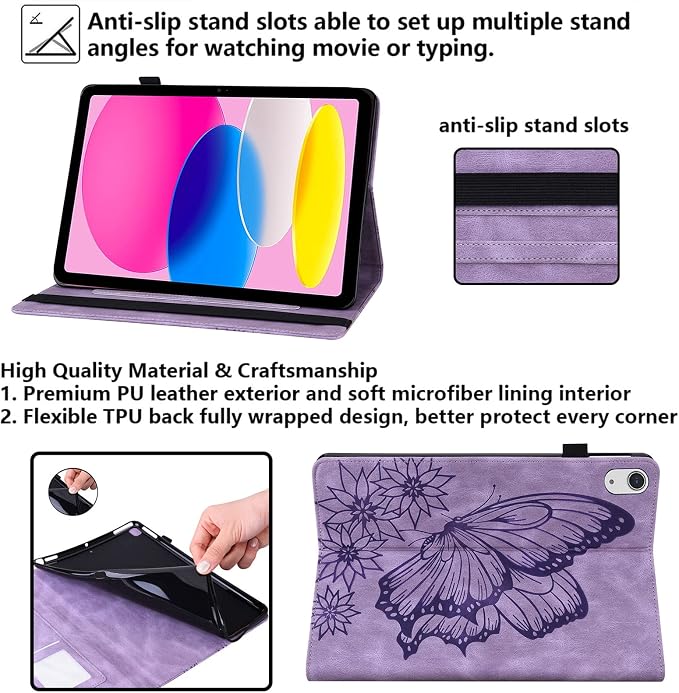 04# Flower Butterfly Purple