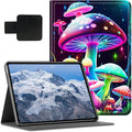 for Fire HD 10 &amp 10 Plus Tablet Case (11th Generation 2021 Release) Case with Pen Holder &amp Auto Wake/Sleepd Shockproof Stand Protective Cover for HD 10 2021 TabletGorgeous Mushrooms
