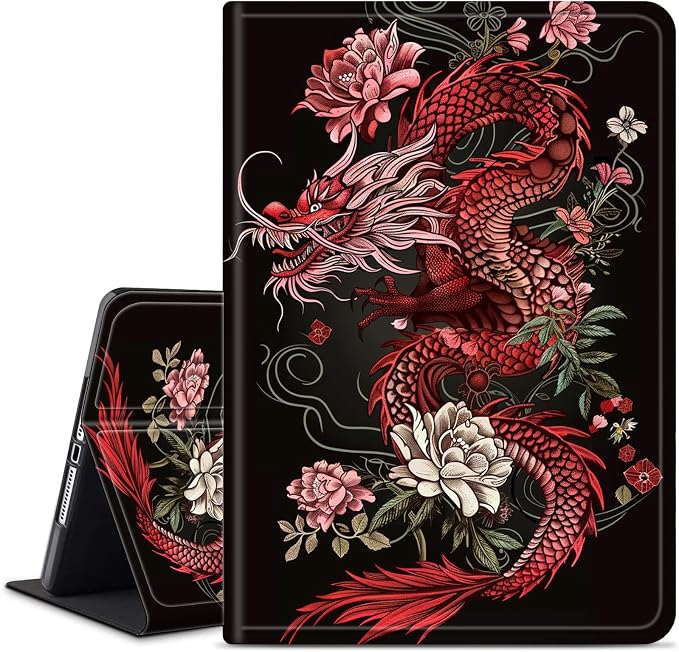 Flower Red Dragon