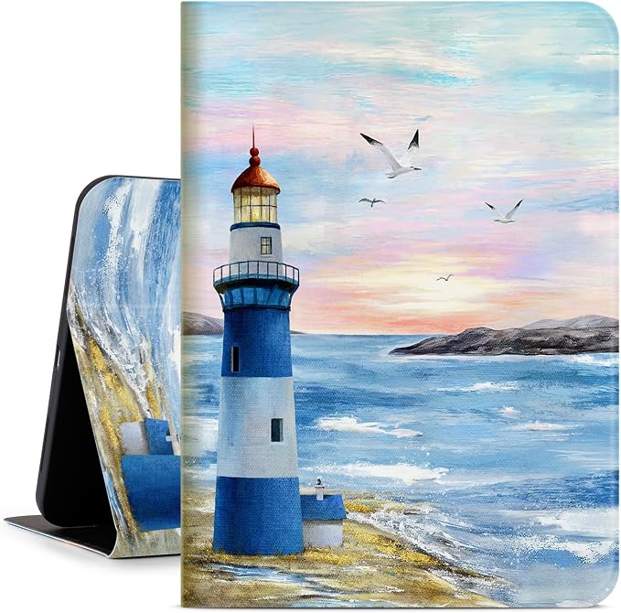 Blue Lighthouse Seagull