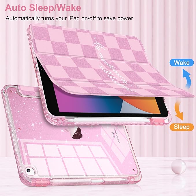 Pink Checkerboard