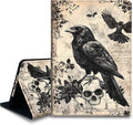 Bxgolkgd Tablet Case for 6.8 Kindle Paperwhite (11th Generation-2021) &amp Kindle Paperwhite Signature EditionAuto Wake/Sleep FunctionVintage Raven Skull