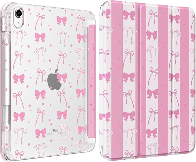 Z-Striped Bows Pink