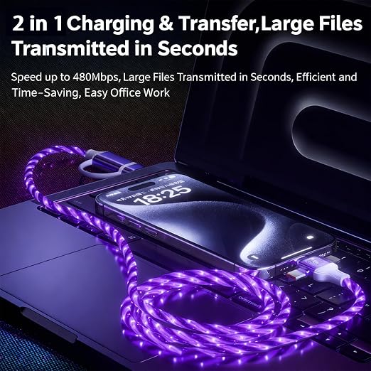 USB 6in1 Crossing Starry Purple