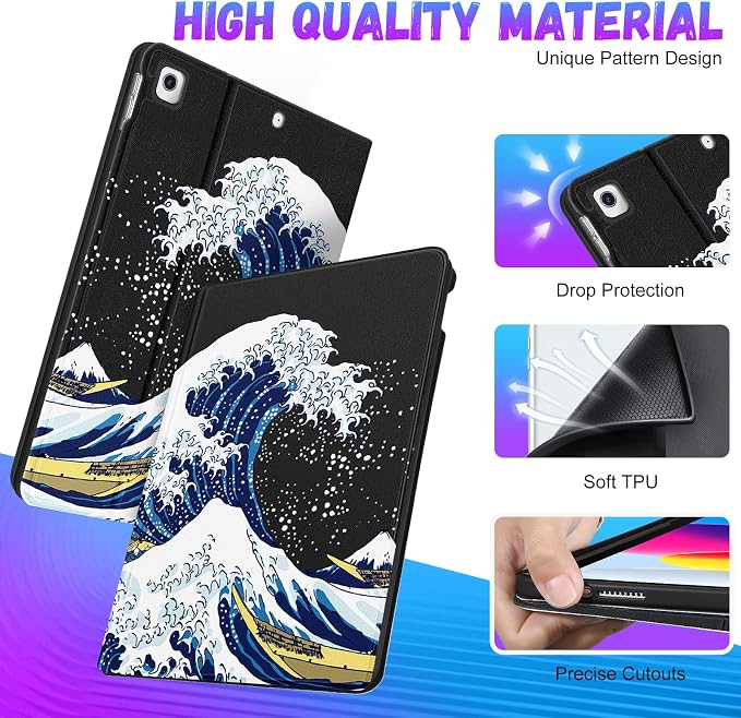 for ipad 9/8/7th-Waves