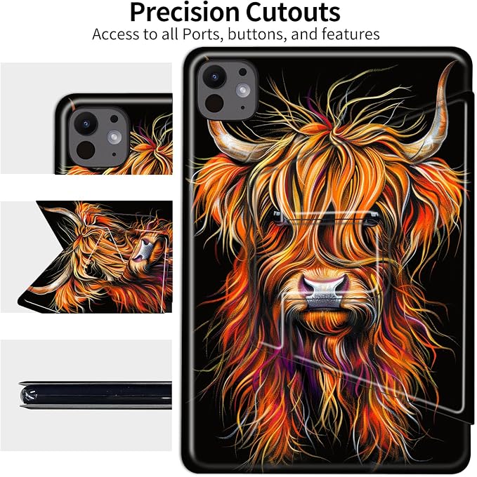 Art Highland Cow