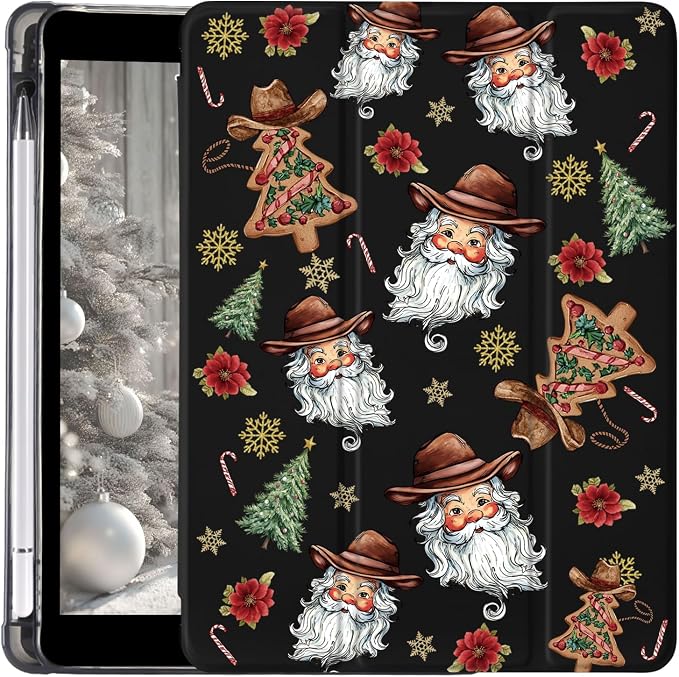 Cute Christmas Tree Santa