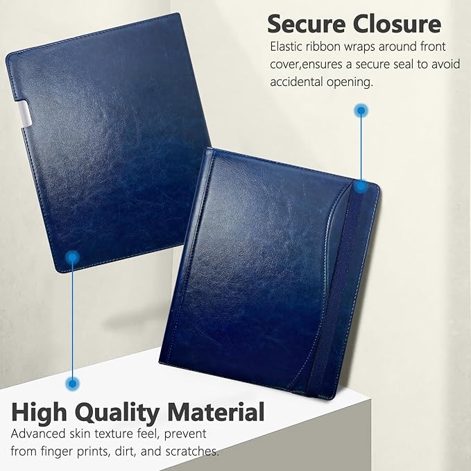 E NET-CASE Case for Remarkable 2 Tablet 10.3 inch (2020 Released) - New Business Design Upgraded Leather Cover for Remarkable 2 Digital Paper with Stand &amp Pen Holder (Deep Blue)