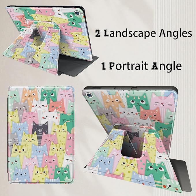 Cute Colorful Cat Print