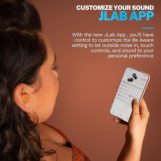 JLab JBuds Mini Tones True Wireless Bluetooth Earbuds + Charging Case (7572 W) IP55 Sweat and Dust Proof Bluetooth Multipoint Be Aware Audio 3 EQ Sound Settings Crystal Clear Calls