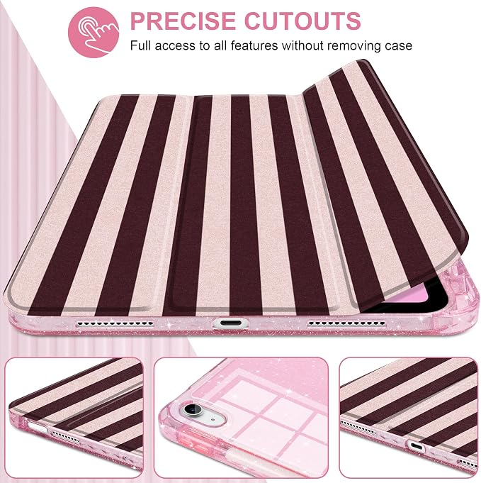 Burgundy Pink Stripes