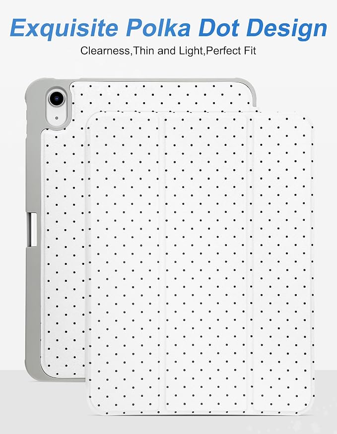 White Polka Dot