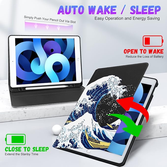 for ipad 9/8/7th-Waves