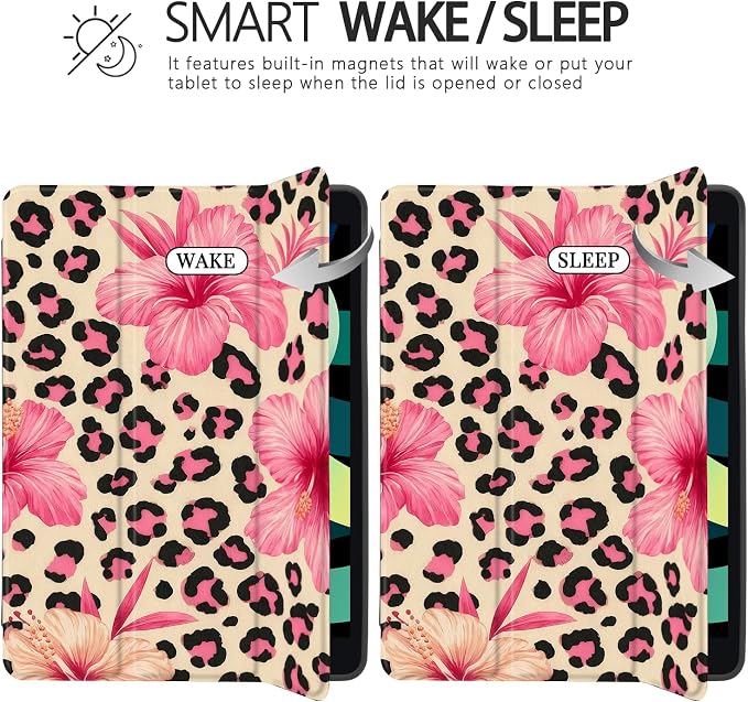 B-Leopard Print Flower