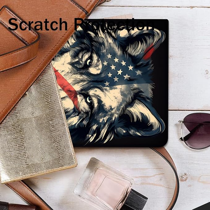 American Flag Wolf