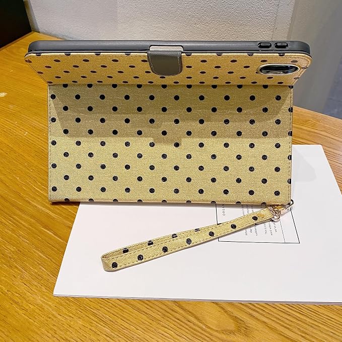 Champagne Gold Polka Dot