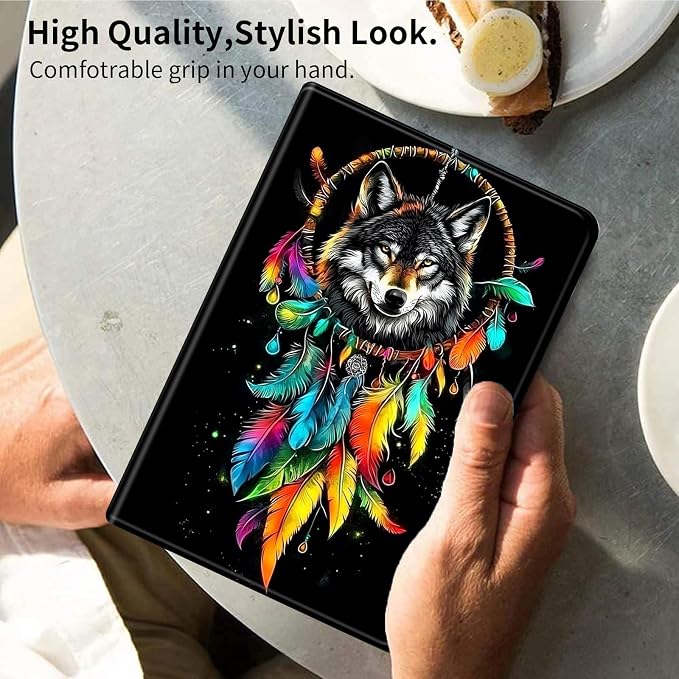 Colorful Dreamcatcher Wolf