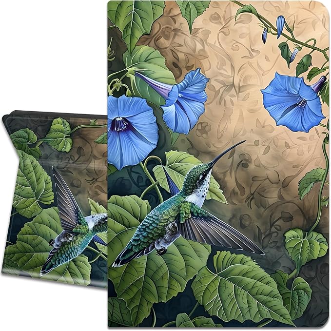 Hummingbirds and Morning Glory