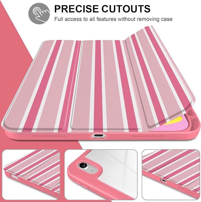 Light Pink&White Stripes