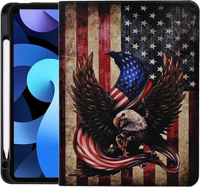 Bald Eagle American Flag