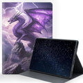 Case for iPad 10.9 Case (10th Gen) Protective Tablet Cover with Adjustable Stand and Magnetic Auto Wake/SleepPurple Dragon