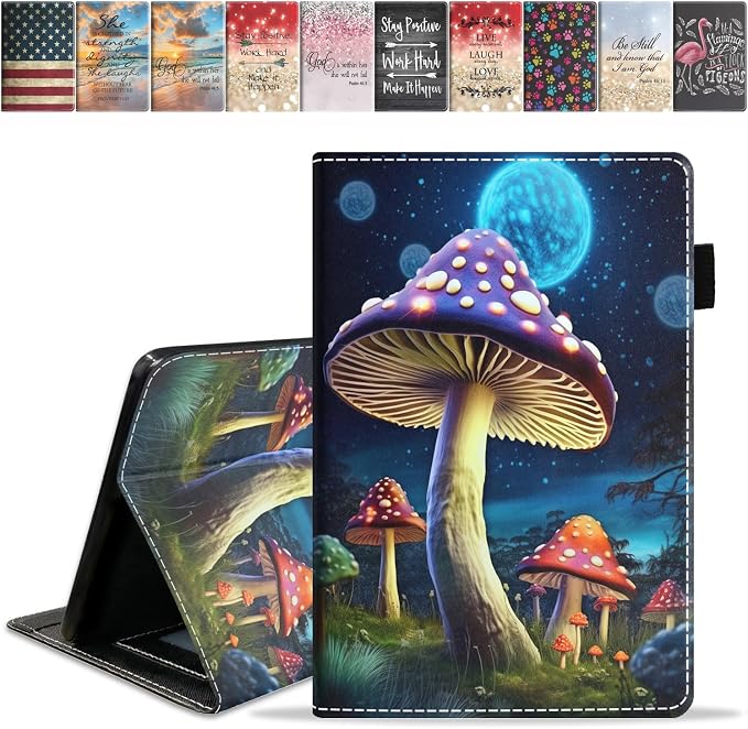 Mushrooms Under The Moon
