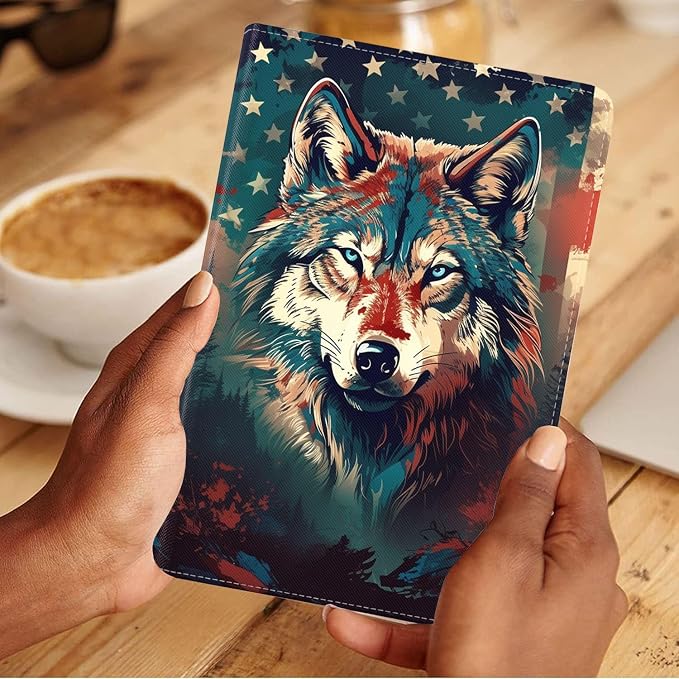 American Flag Wolf