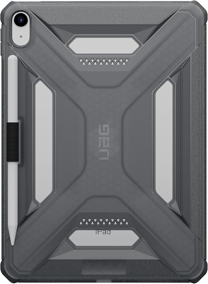 URBAN ARMOR GEAR UAG Designed for iPad A16 Case Fits 11 11th Gen 2025 10.9 10th Gen 2022 (A3354 A3355) Scout LT - Secure Grip Kids Family Friendly Military Grade Drop Protection Cover Ash