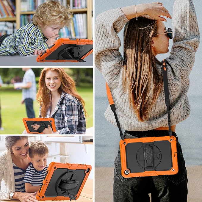 Black/Orange