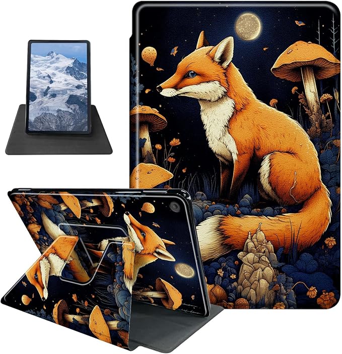 Fox With Mushroom