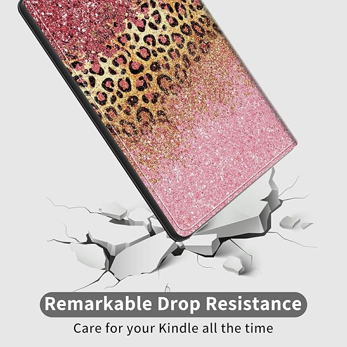 Pink Glitter Leopard