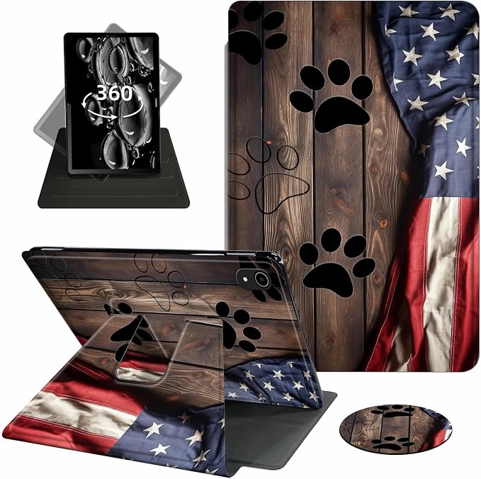 Wood Flag Paw
