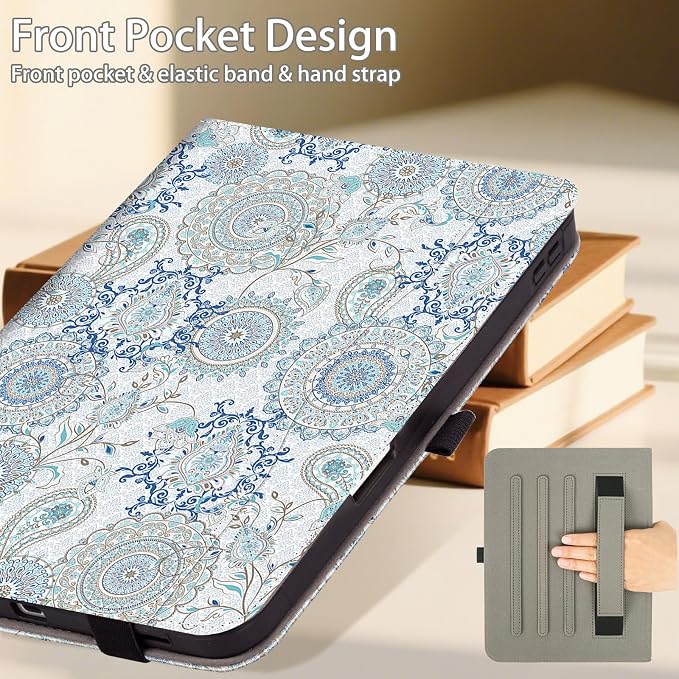 Light Blue Paisley