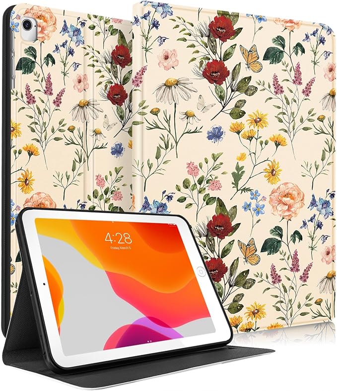 4-for iPad 9.7-Vintage Flower