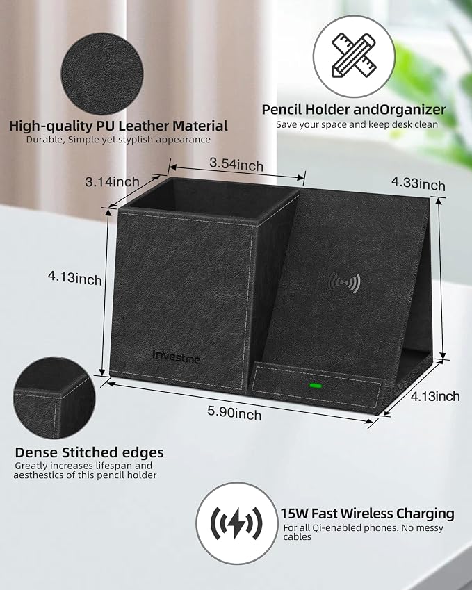 Black-PU Leather