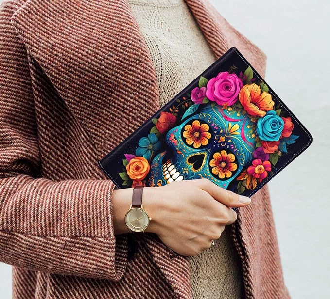 Color Sugar Skull Flowers