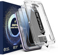 OneFish for iPhone 17 Privacy Screen Protector 4-Way 360° Anti-Spy Tempered Glass 9H Hardness HD Clear Anti-Fingerprint 3D Curved Edges Case-Friendly &amp Easy Installation [2 Pack]